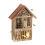 Insect hotel 29x21.5x9.5cm., brown