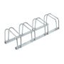 Bicycle rack for 4 bikes 27x100x33cm., silver color