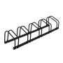 Bicycle rack for 5 places 27x130x33cm., black