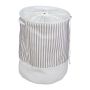 Laundry basket 56x42.5cm, 60L., gray/white/cream color