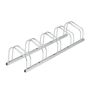 Bicycle rack for 5 bikes 26x136x33.5cm., silver color