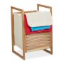 Laundry basket 60x40x35cm, 50L., light brown/beige