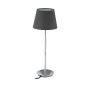 Table lamp 47x17cm., gray/silver color