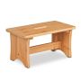 Stool 20.5x40x22cm., light brown