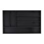 Cutlery tray 5x46x28cm., black