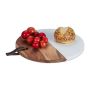 Cutting board 1.5x25cm., light brown/white