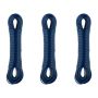 Set of 3 clotheslines 50m, dark blue