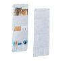 Set of 2 hanging organizers 64.5x25x0.5cm., gray