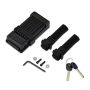 Bicycle lock with key 65cm, black