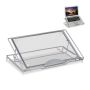 Laptop table 14.5x37x25cm., silver color