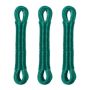 Set of 3 clotheslines 20m, green