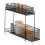 Built-in kitchen shelf 40x15x46cm, black