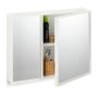 Wall-mounted bathroom cabinet 50x65x15.5cm., white