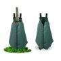 Set of 2 drip irrigation bags for watering trees 75L., dark green