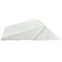 Ergonomic adjustable pillow 58x83.5x27cm., white