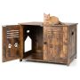 Cat litter box 70x51.5x50.5cm, brown