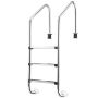 Pool ladder 53x63x147cm., silver color
