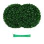 Set of 2 boxwood balls 52x52cm., green color