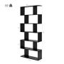Freestanding shelf 80x23x191cm, black