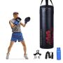 Boxing bag 28x28x70cm., black