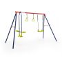 Children's swing 278x142x177cm., blue/green
