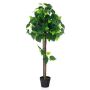 Set of 2 boxwood balls 44x44cm., pink color