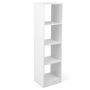 Freestanding shelf 38x33x142cm., white