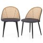 Set of 2 dining chairs 56.5x53x78cm., assorted colors
