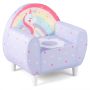 Children's armchair 55x41x54cm., purple/white