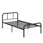 Bed frame 208x95x81cm., black