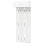 Clothes rack 90x33x210cm., white