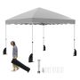 Gazebo 300x300x286cm., gray
