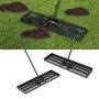 Lawn rake 91x25x170cm., black