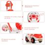 3-in-1 push car, walker, ride-on toy and pushchair, Orange, 55.88 × 26.67 × 49.53 cm