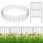 25-piece decorative garden fence 33x61cm., black