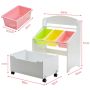 Children's shelf 63.5x38x76cm., various colors