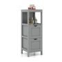 Bathroom cabinet 30x30x89cm., gray