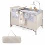 Children's bed 125x65x76cm., beige