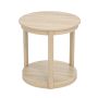 Coffee table 60.5x61cm., light brown