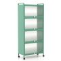 Cabinet 60x32x154cm., green
