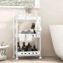 Kitchen trolley 42x29x83cm., white