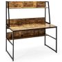 Desk 120x57x140cm., brown/black