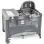 5 in 1 Baby Playpen with Removable Cradle, Gray