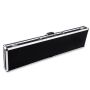 Gun case 12x35x134cm., black/silver color