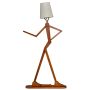 Floor lamp 77x160cm., brown