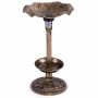 Birdbath 43x43x76cm., bronze color