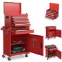 Tool trolley 59x28x102cm., red