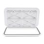 Boat hatch 60.5x35.5x4cm., white