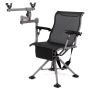 Tourist chair 62x50x102cm., black/gray