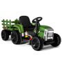 Children's electric tractor 136.5x50x52.5cm., dark green/black